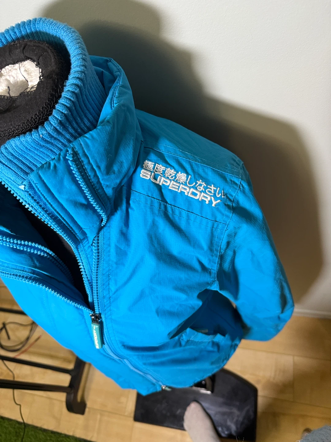 Superdry Windcheater Jacket - Size S - Blue