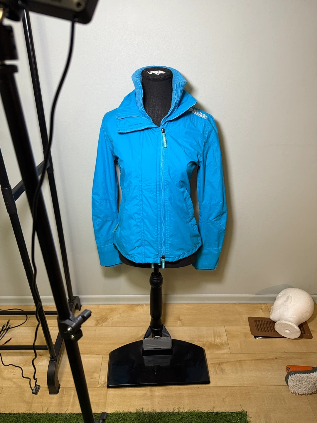Superdry Windcheater Jacket - Size S - Blue - photo 4