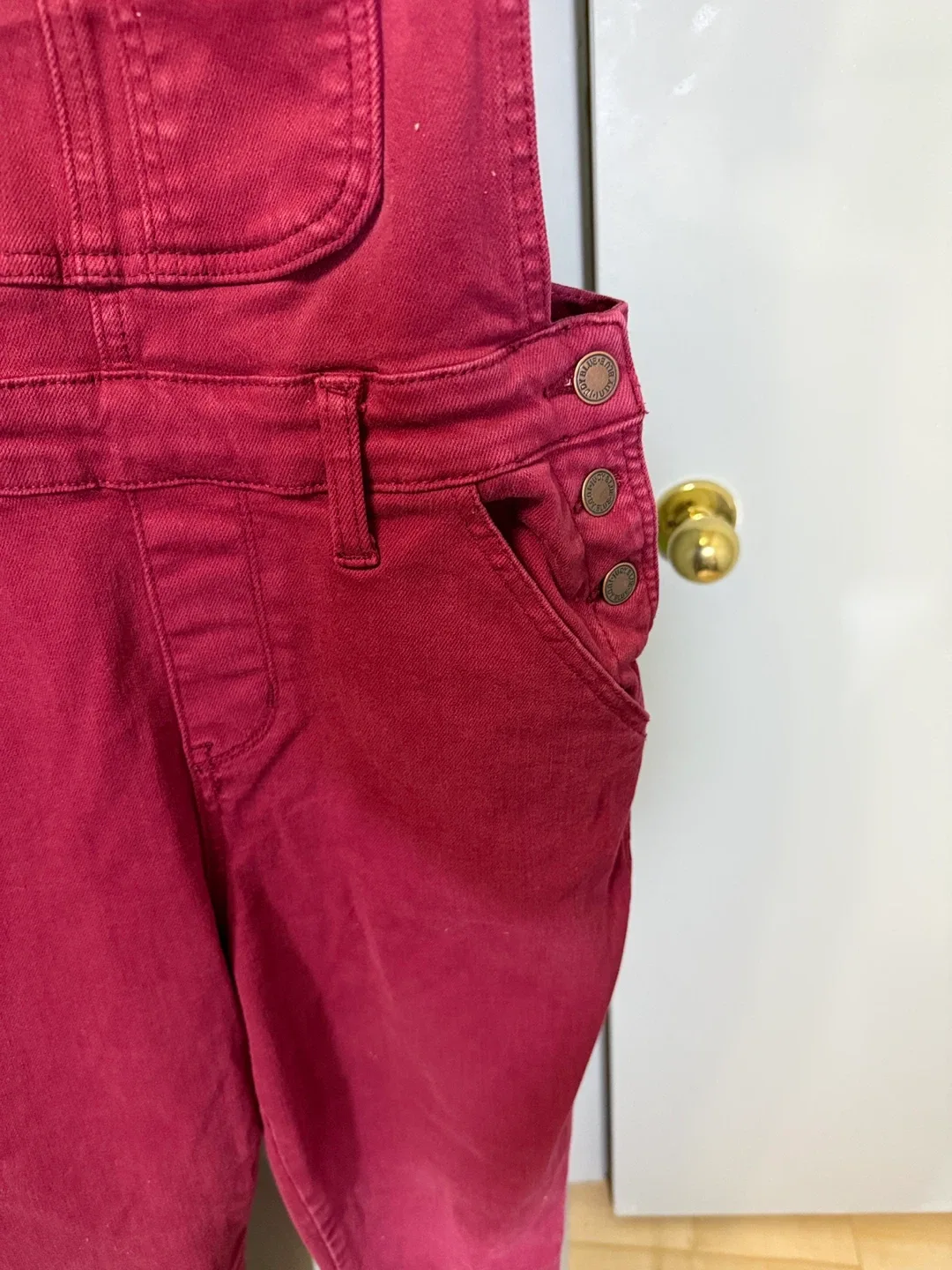 Almost Famous Burgundy Overalls image indicator(6)