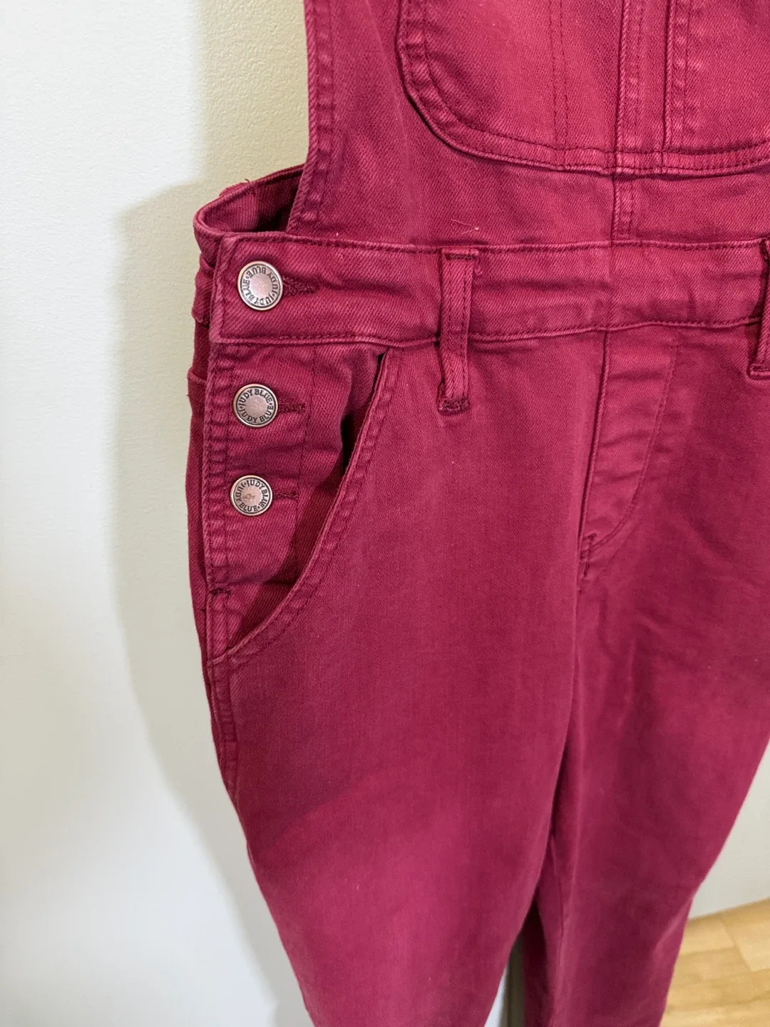 Almost Famous Burgundy Overalls image indicator(5)