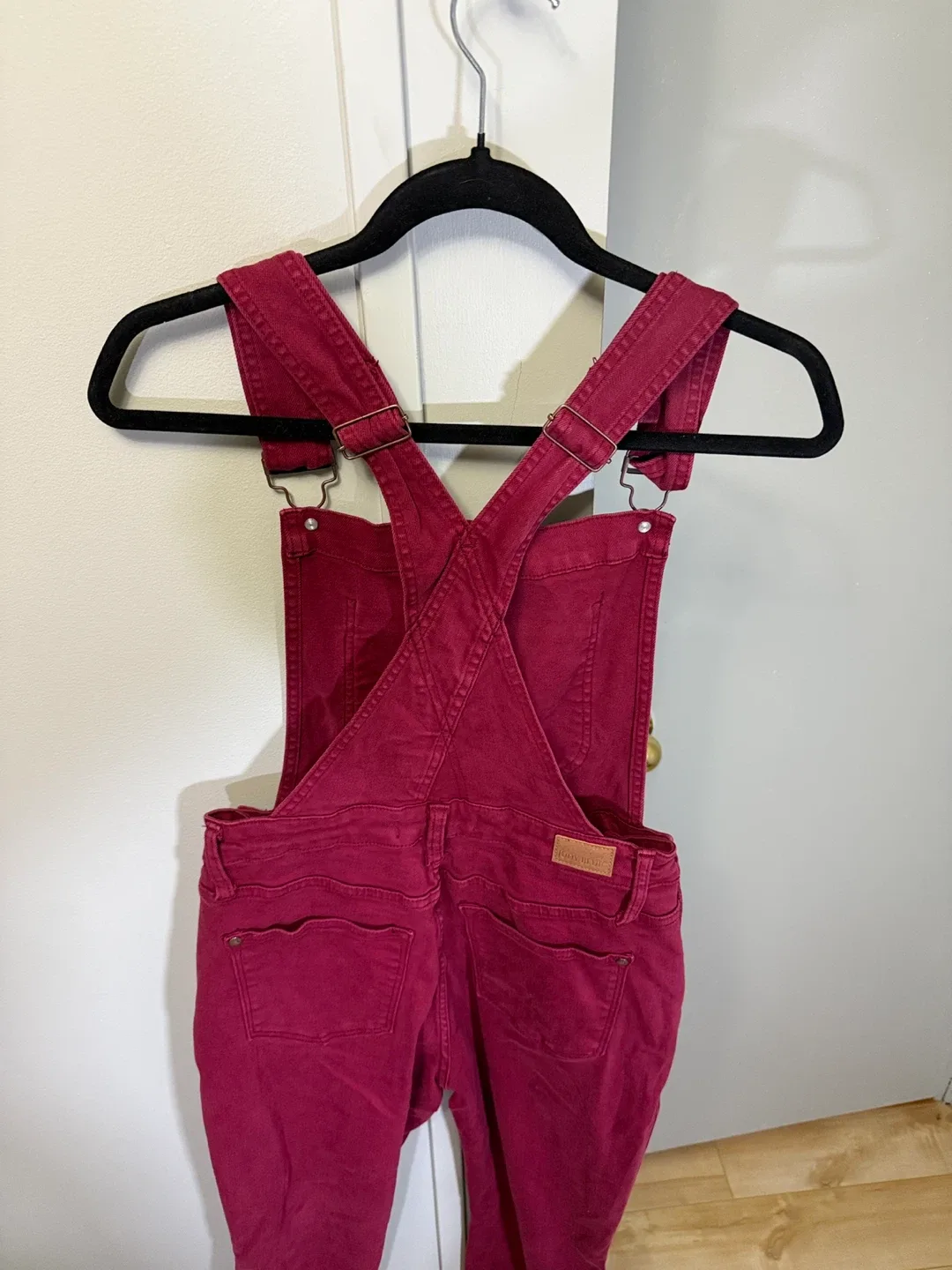 Almost Famous Burgundy Overalls image indicator(3)