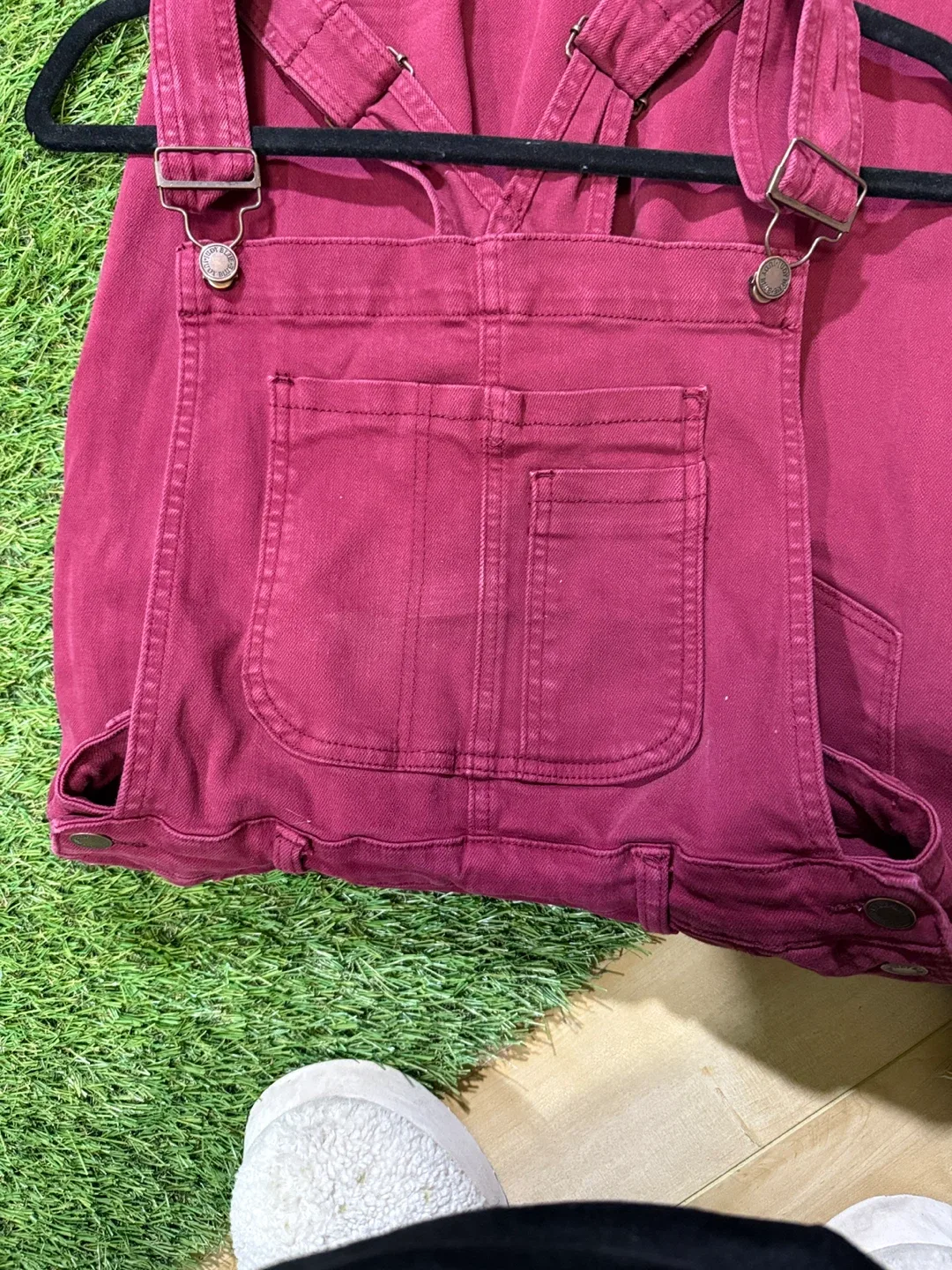 Almost Famous Burgundy Overalls image indicator(9)