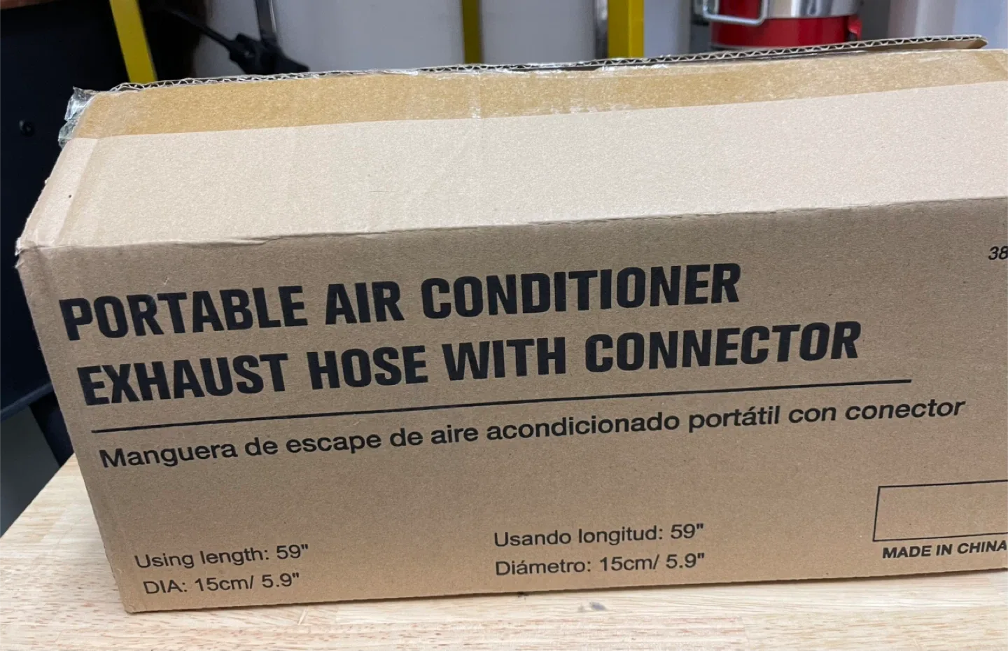Portable AC Exhaust Hose with Connector 59" image indicator(3)