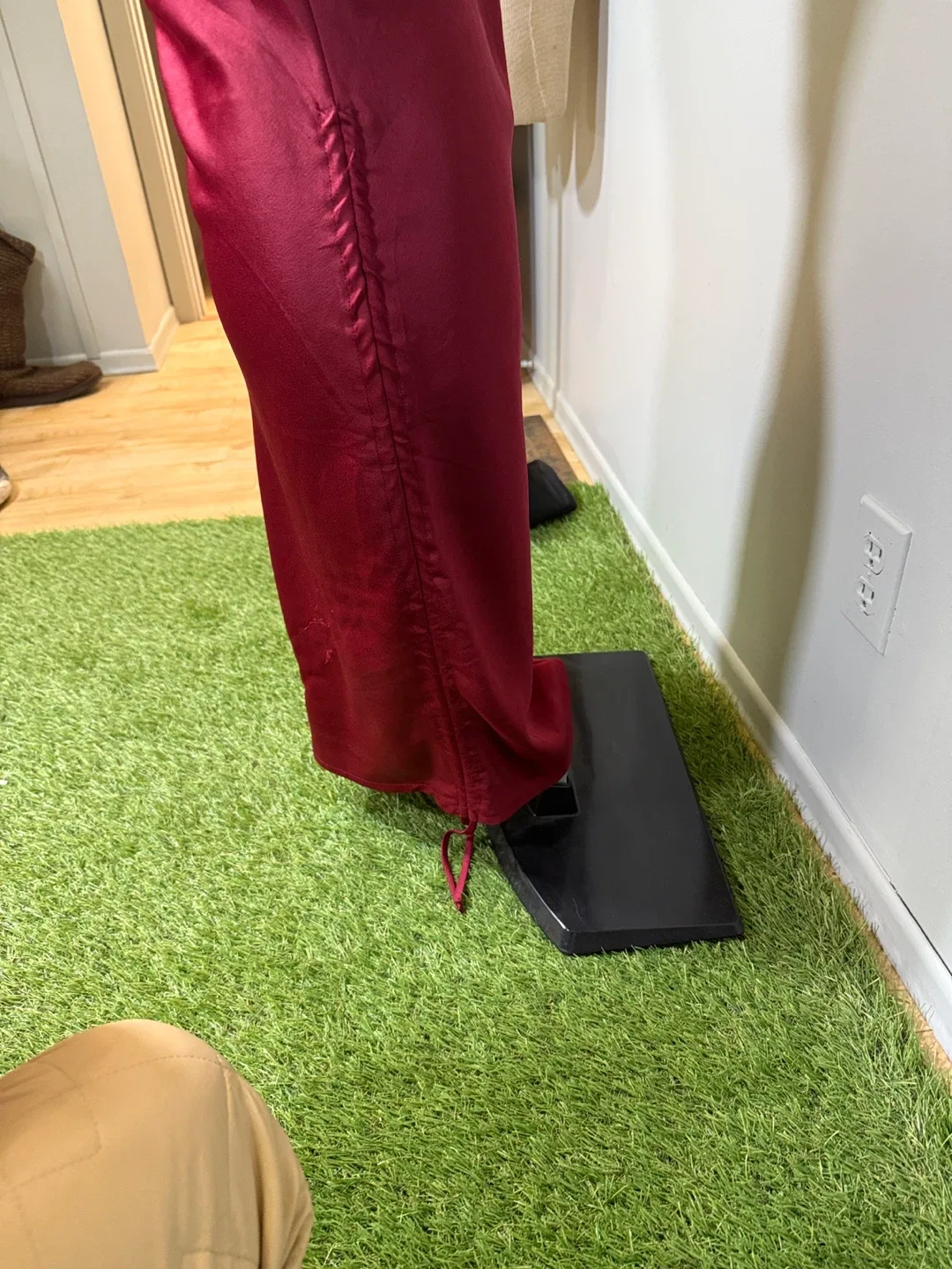 Burgundy Slip Dress image indicator(5)