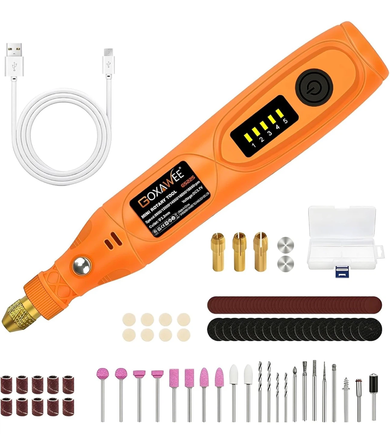 Mini Rotary Tool - 5 Speed