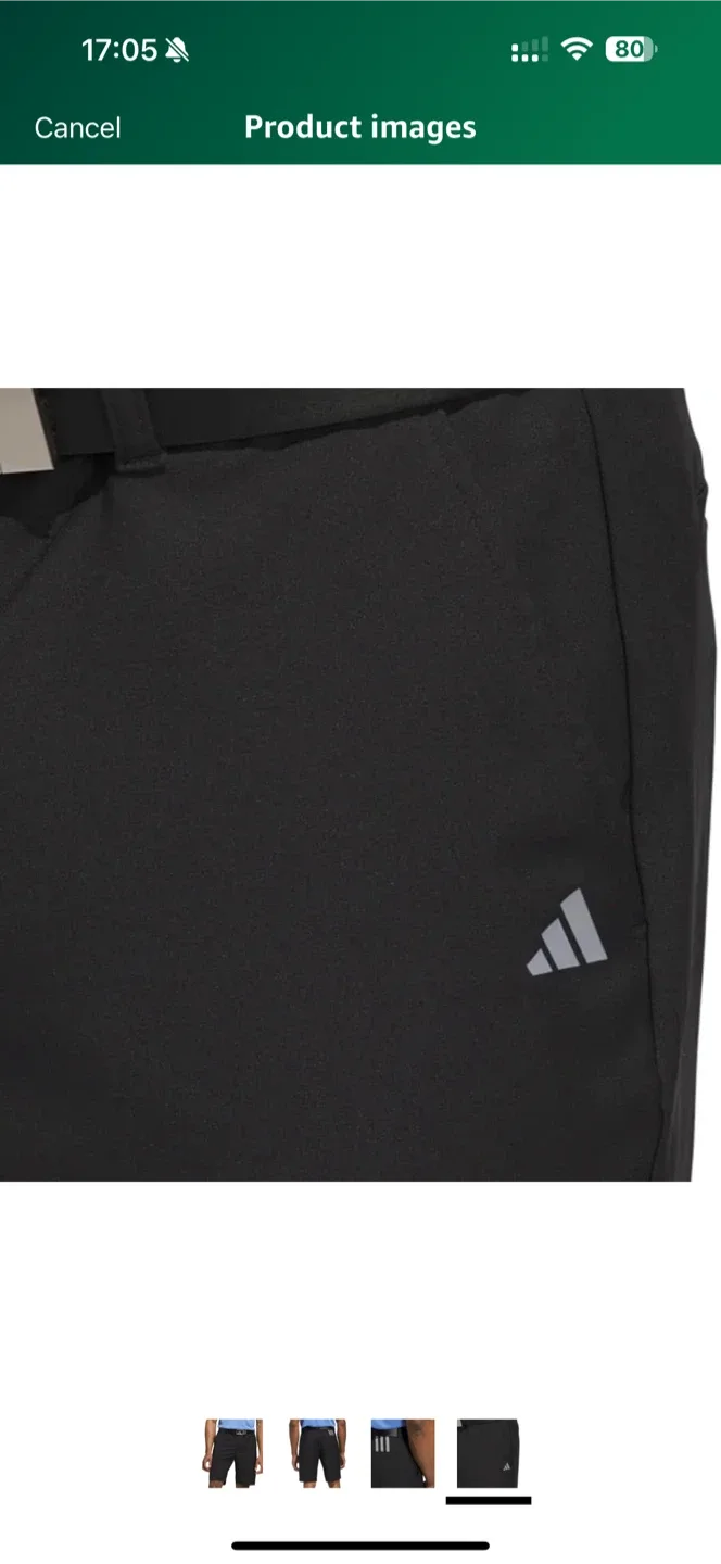 Adidas Golf Shorts - Size 36 - Black image indicator(2)
