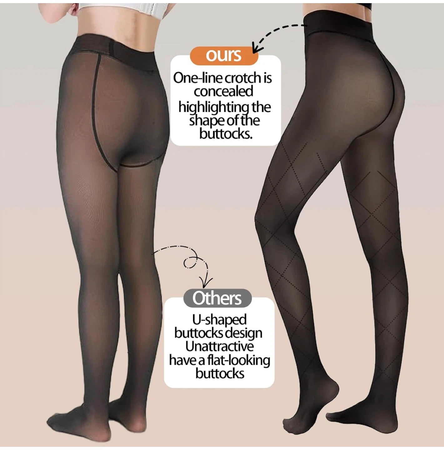 Versatile & Warm Women's Fleece Tights - photo 2