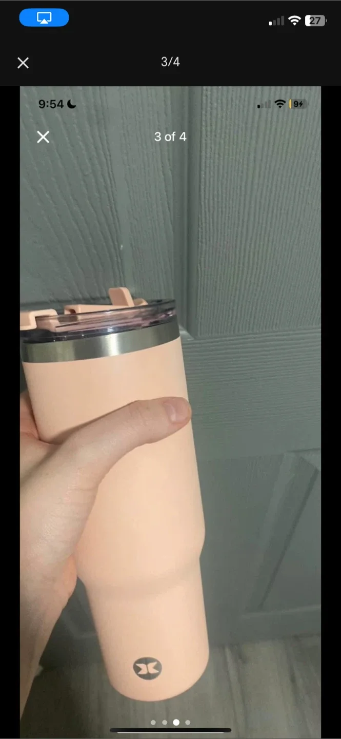 Peach Simple Modern Tumbler image indicator(3)