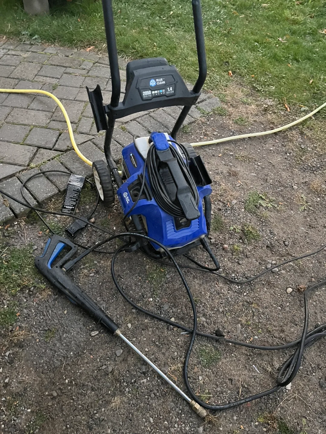 Powerwasher 1800 PSI image indicator(8)