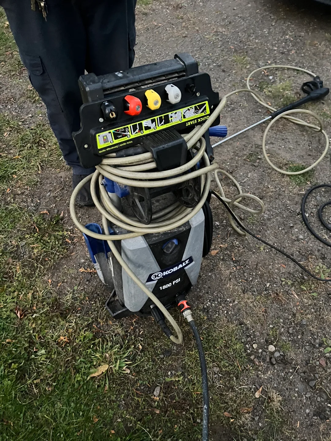 Powerwasher 1800 PSI image indicator(10)
