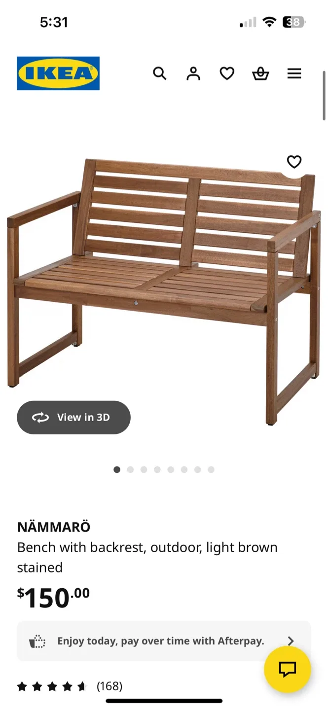 Patio Love seat and Bench with Cushions image indicator(2)