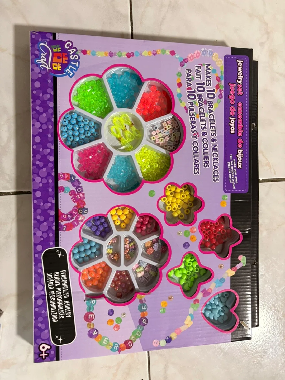 Peppa Pig Treasure Hunt Game & Castle Craft Jewelry Set