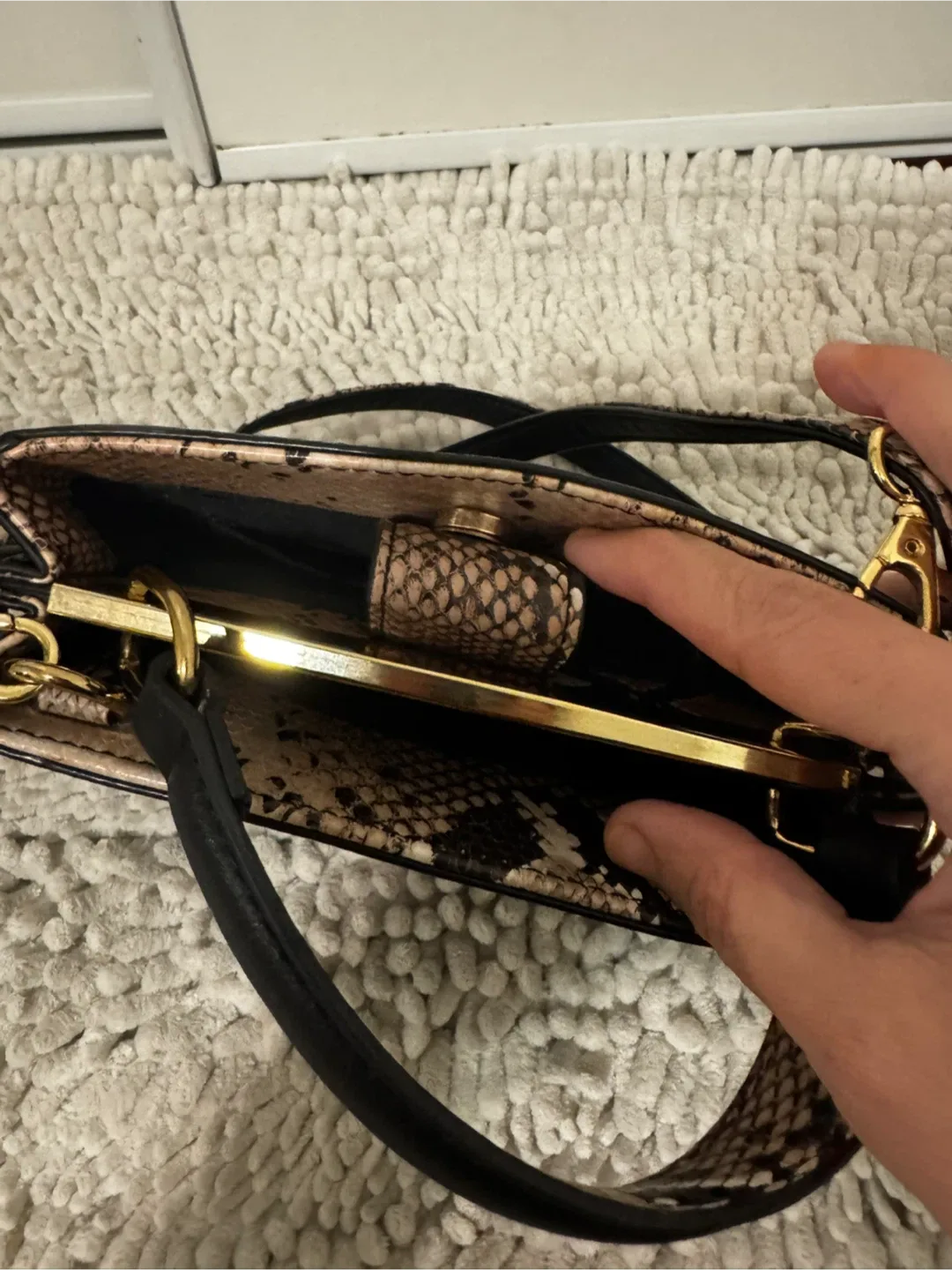 Aldo Black Crossbody Bag image indicator(4)