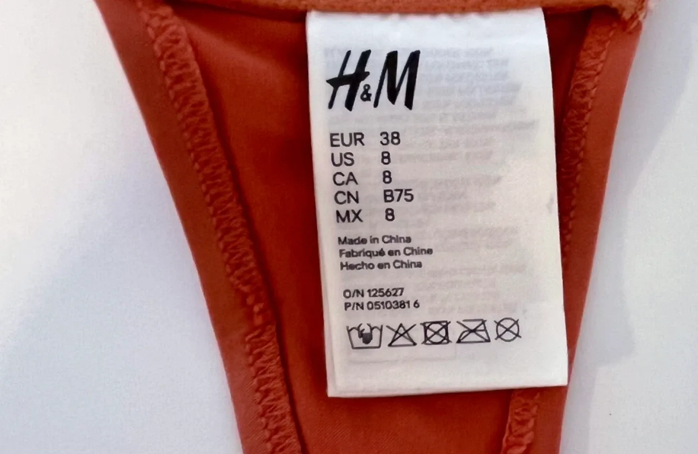 La Vie en Rose Aqua S/P & H&M US 8 Bikini Tops image indicator(2)