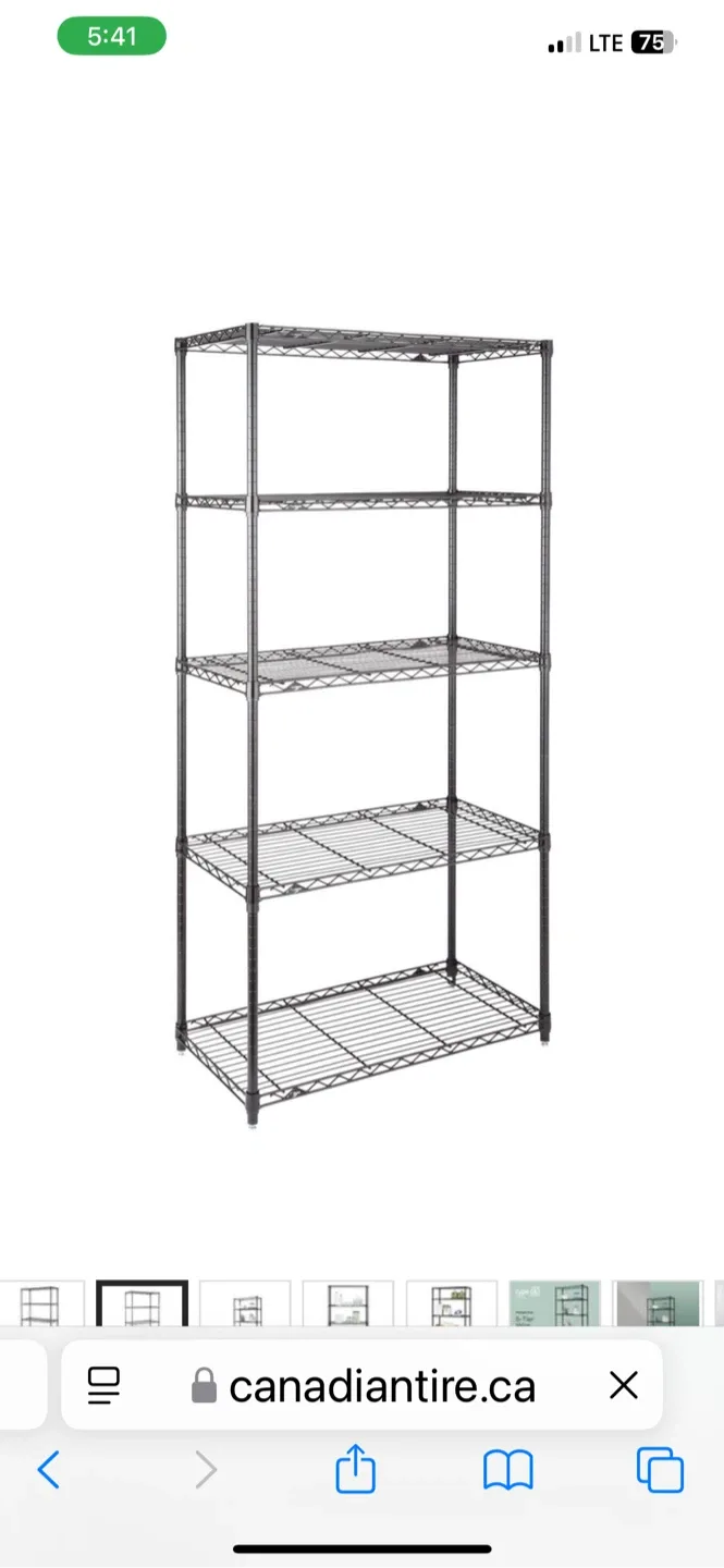 5-Tier Wire Shelving Unit new esy to sample no need tools