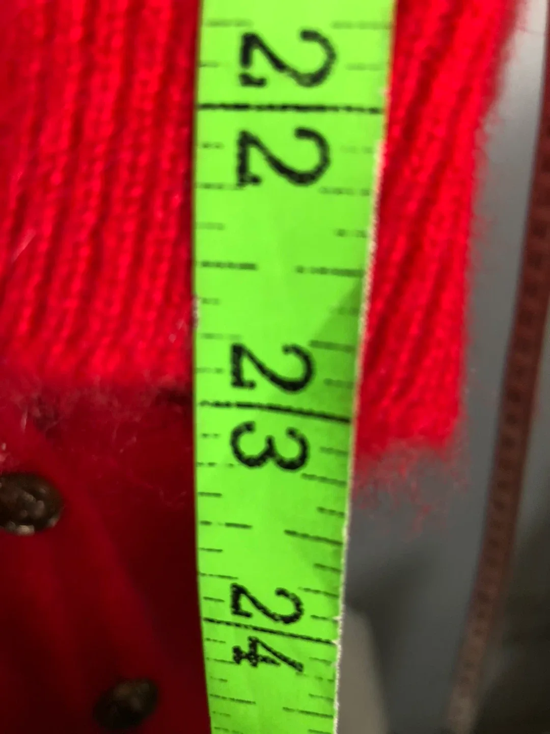 Women’s Vintage Soft Red Angora Sweater. Size XL. Parkhurst. image indicator(5)