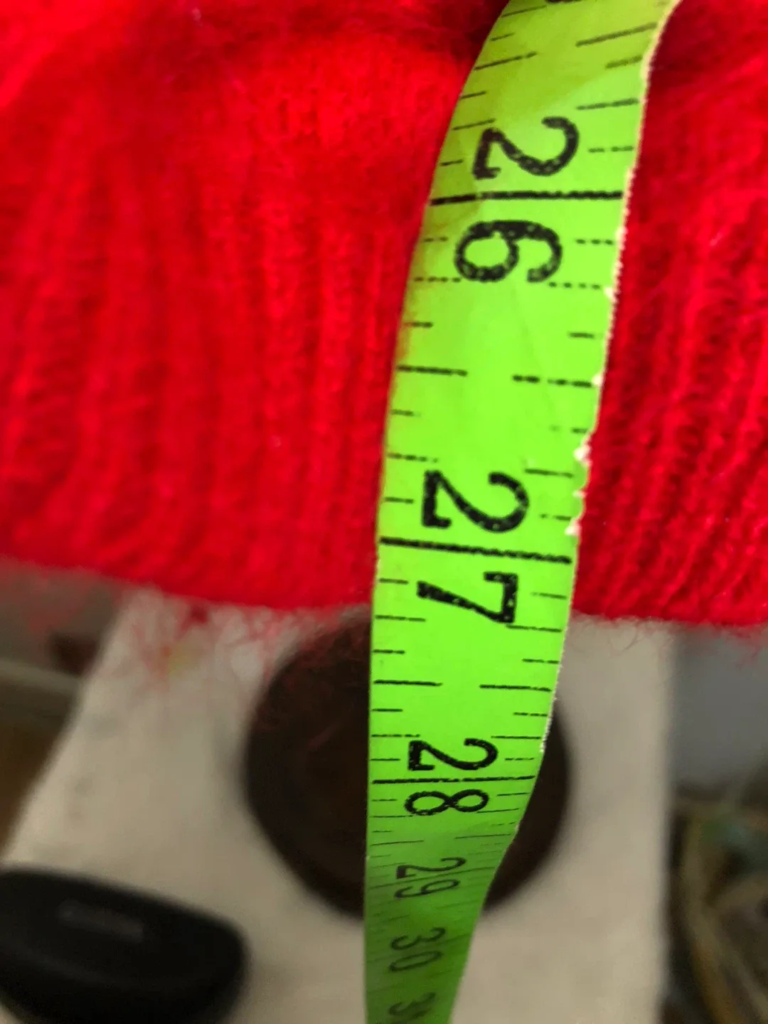 Women’s Vintage Soft Red Angora Sweater. Size XL. Parkhurst. image indicator(4)