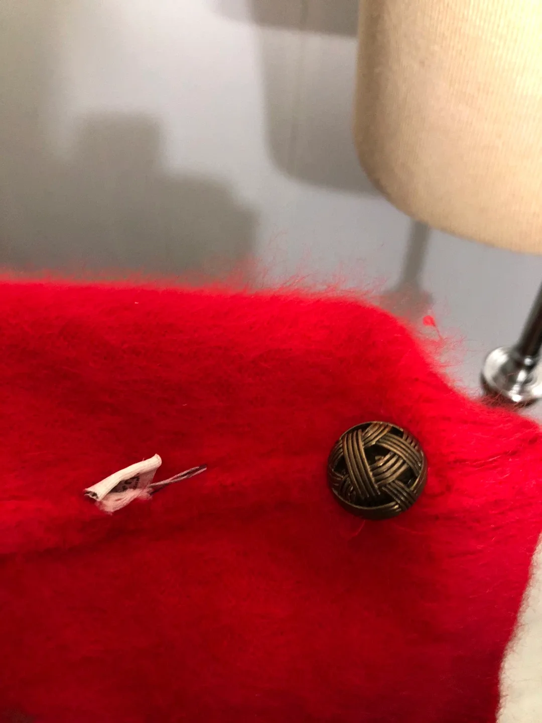 Women’s Vintage Soft Red Angora Sweater. Size XL. Parkhurst. image indicator(8)