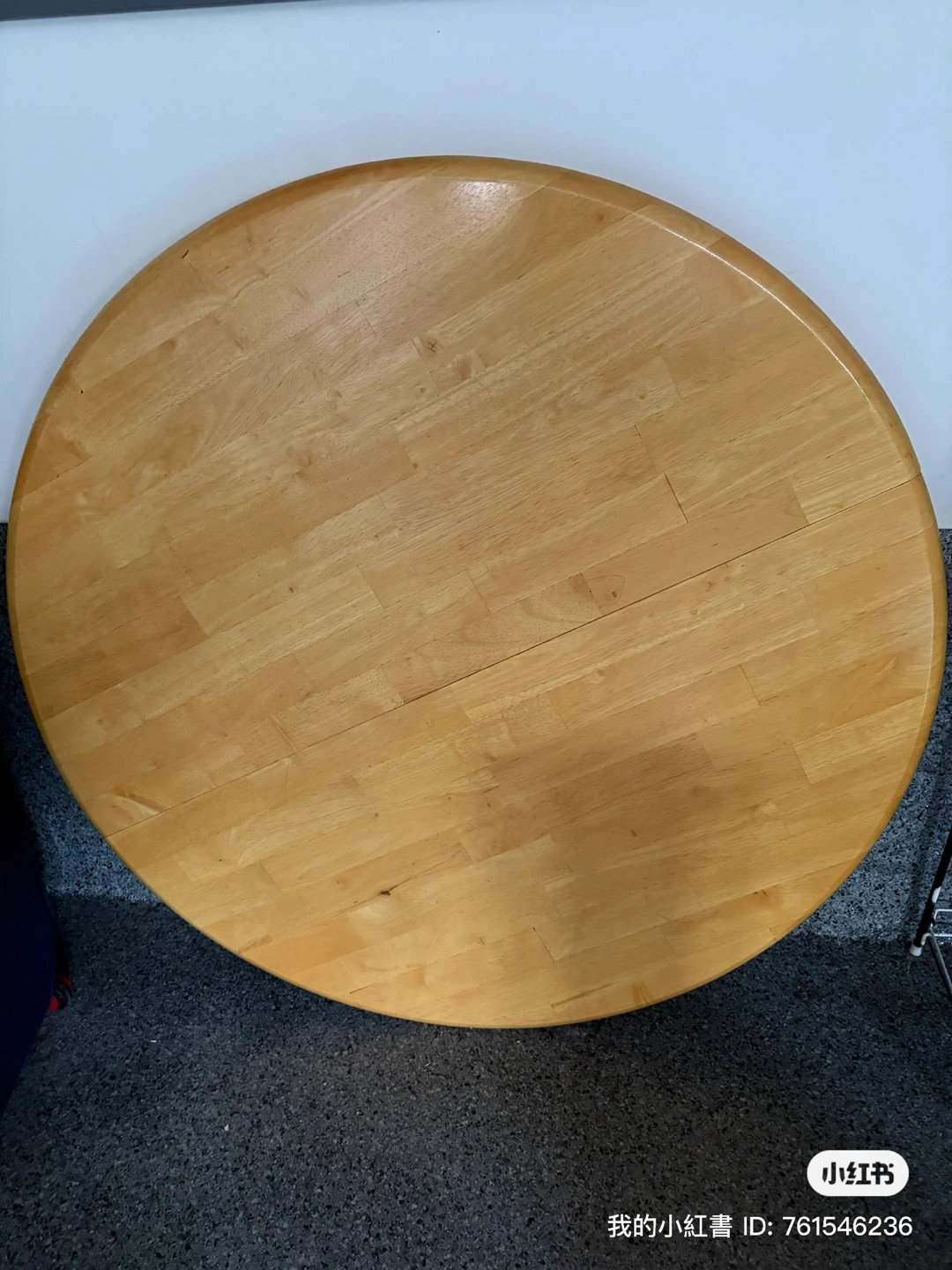 Wooden Table with Base & Top