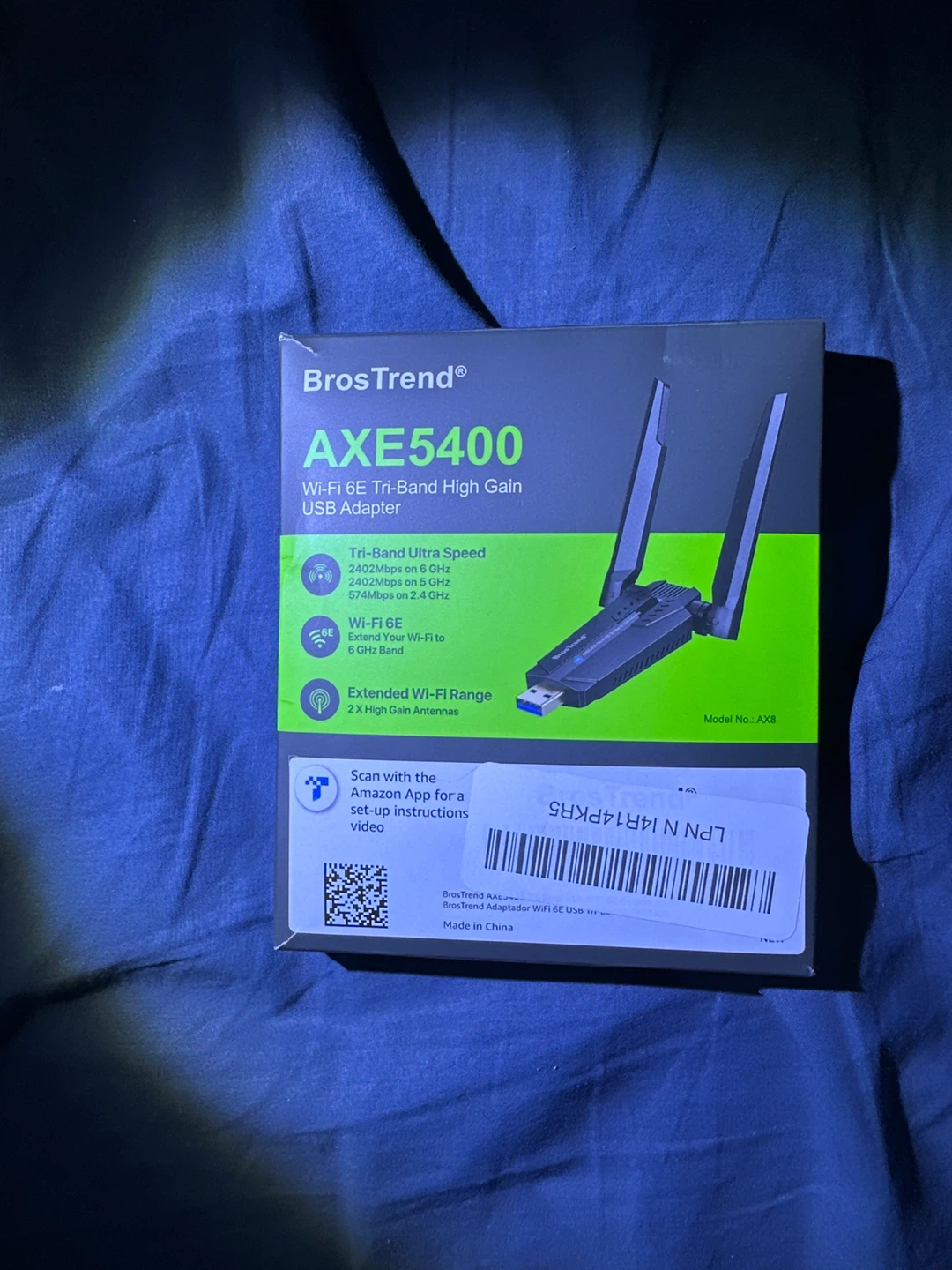 BrosTrend AXE5400 Wi-Fi 6E USB Adapter - photo 2