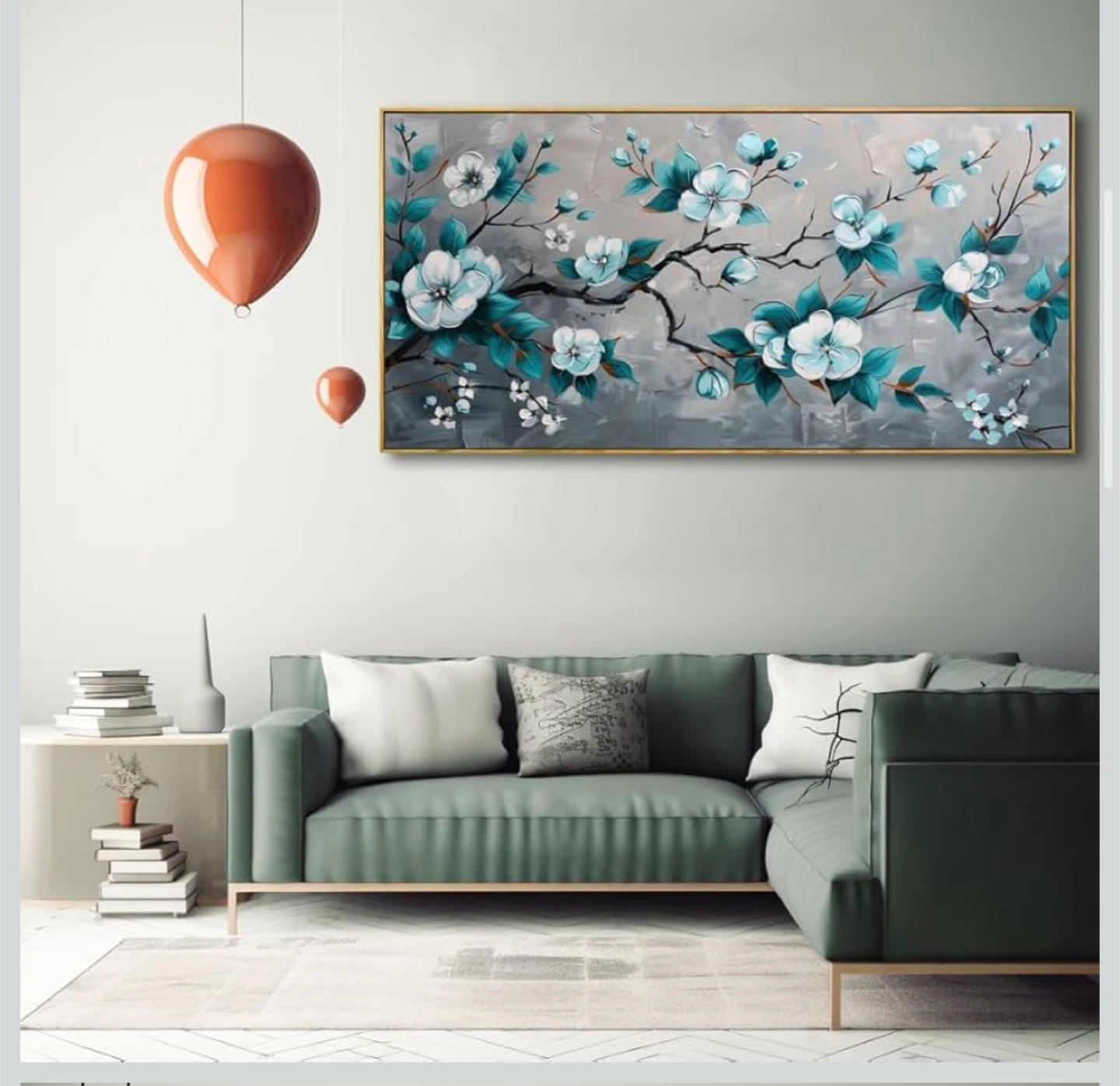 Rustic Flowers Wall Decor, 60CMx120CM - photo 2