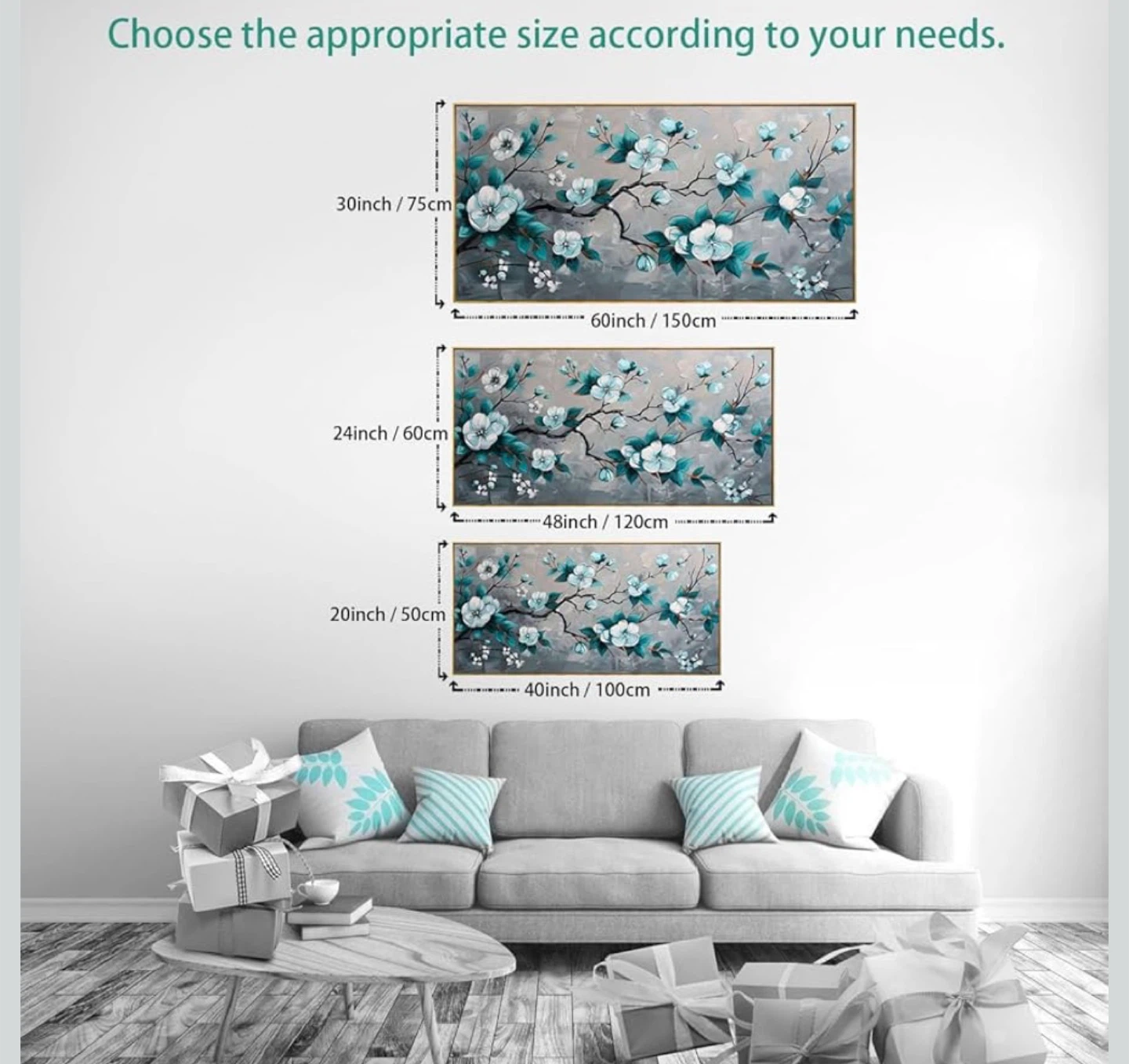 Rustic Flowers Wall Decor, 60CMx120CM - photo 4