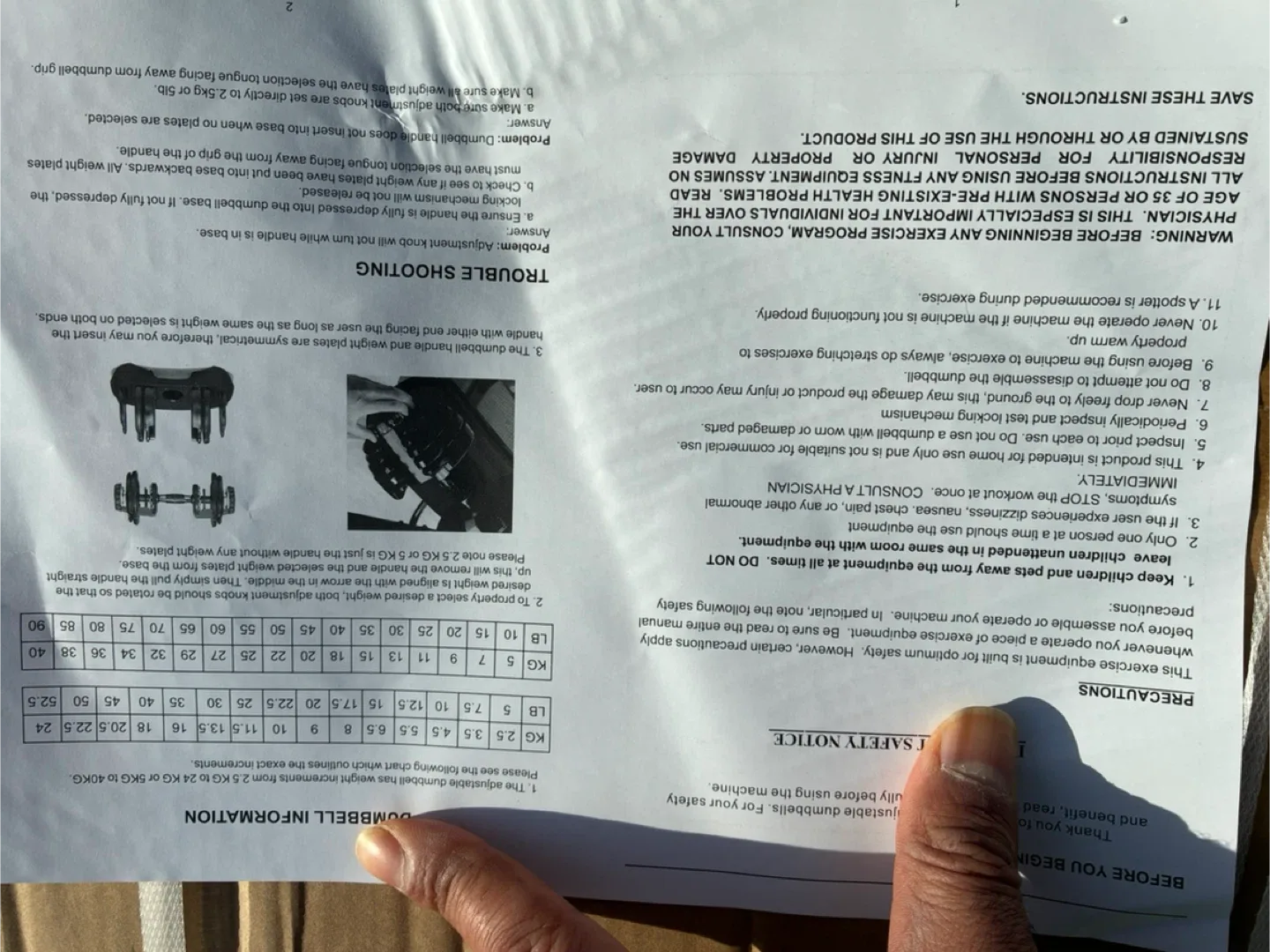 Adjustable Dumbbell - Up to 90 lbs! image indicator(4)