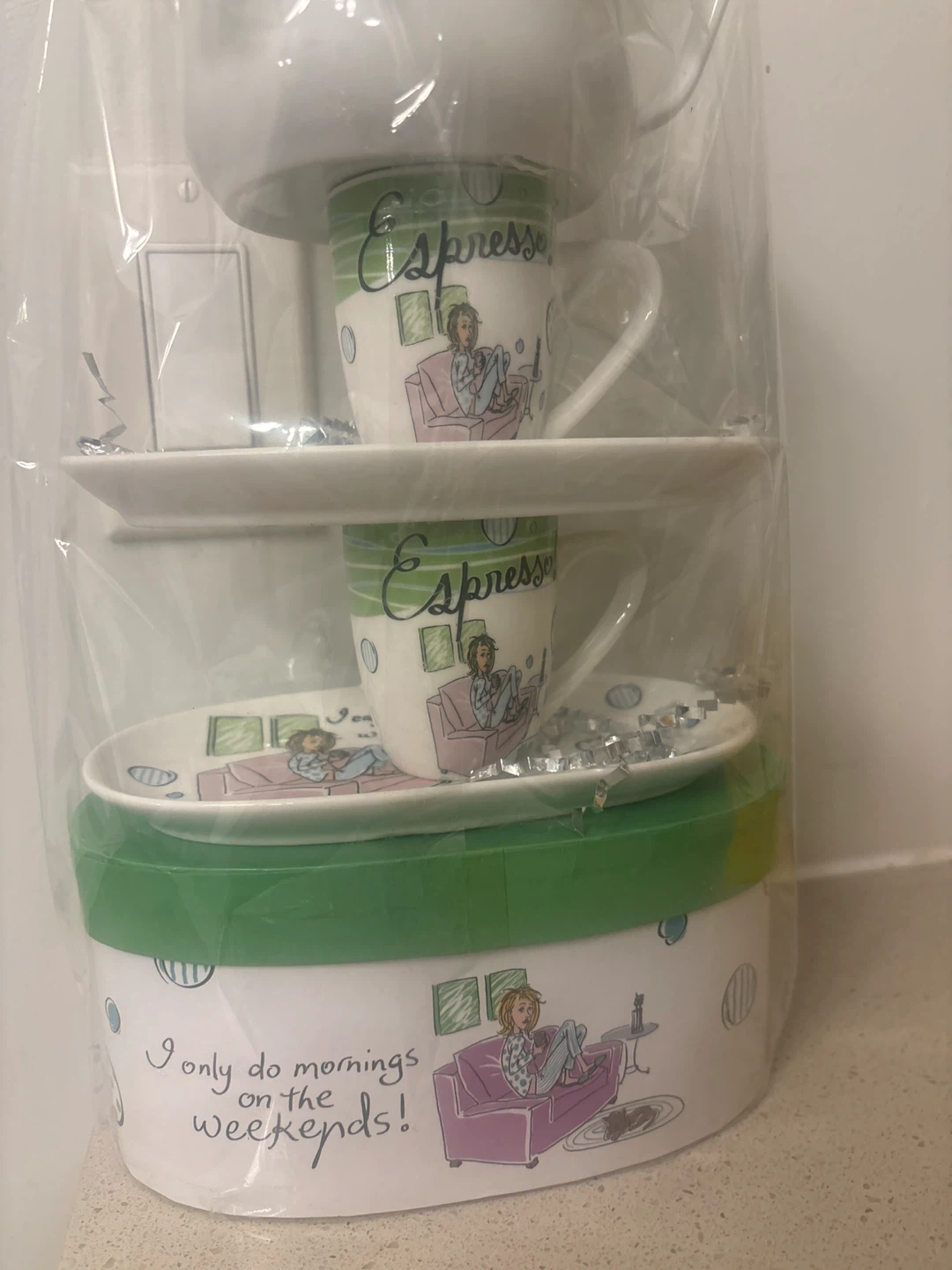 Espresso Cup & Saucer Set - New in Box - photo 2