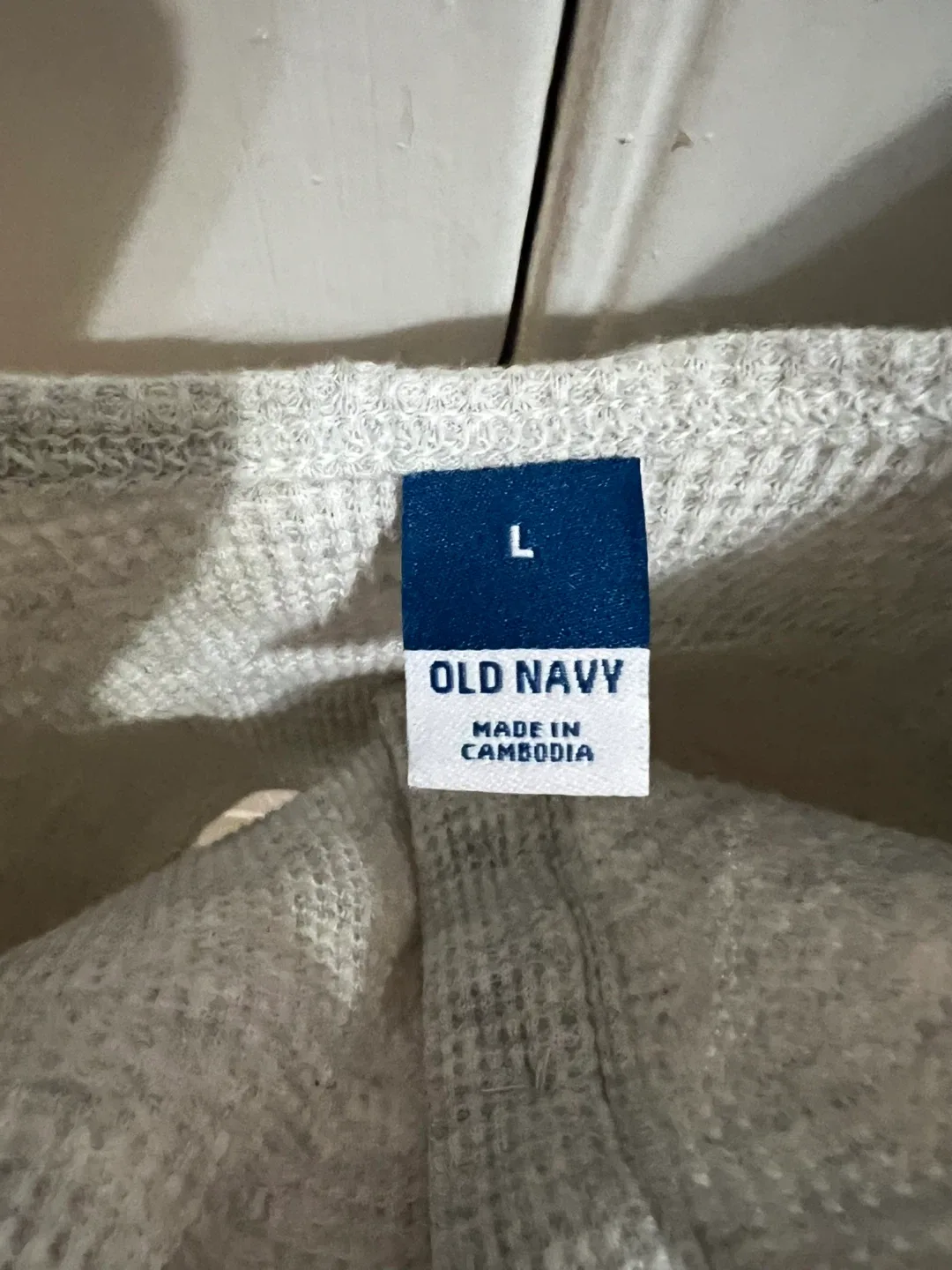 Old Navy Cropped Waffle Knit Tank Top - Size L image indicator(2)