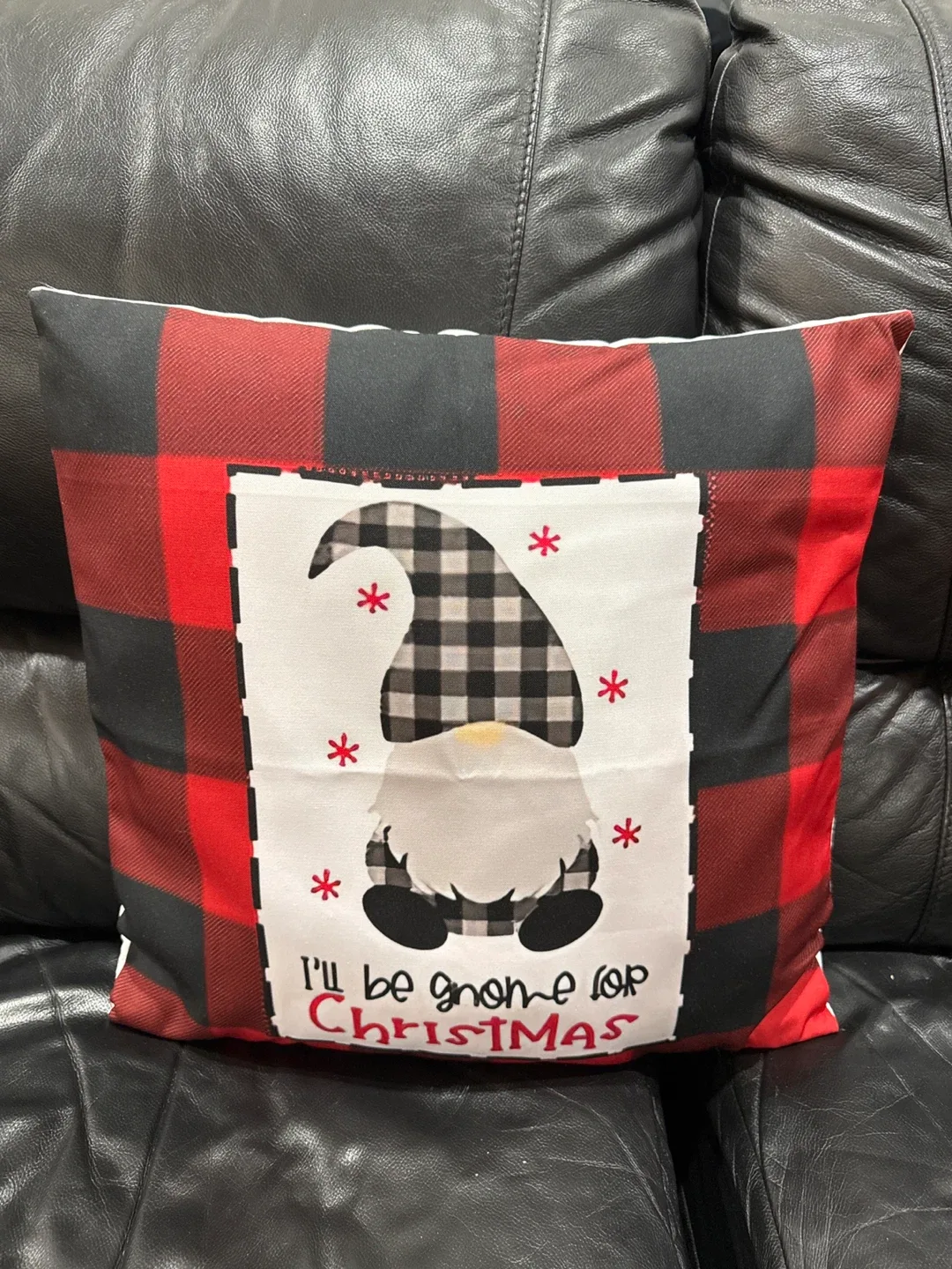 Christmas Gnome Throw Pillow