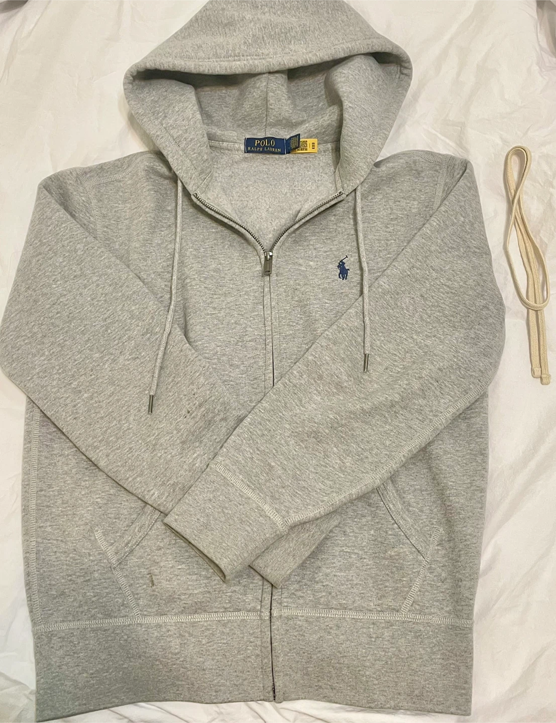 Polo Ralph Lauren Grey Full Zip Hoodie
