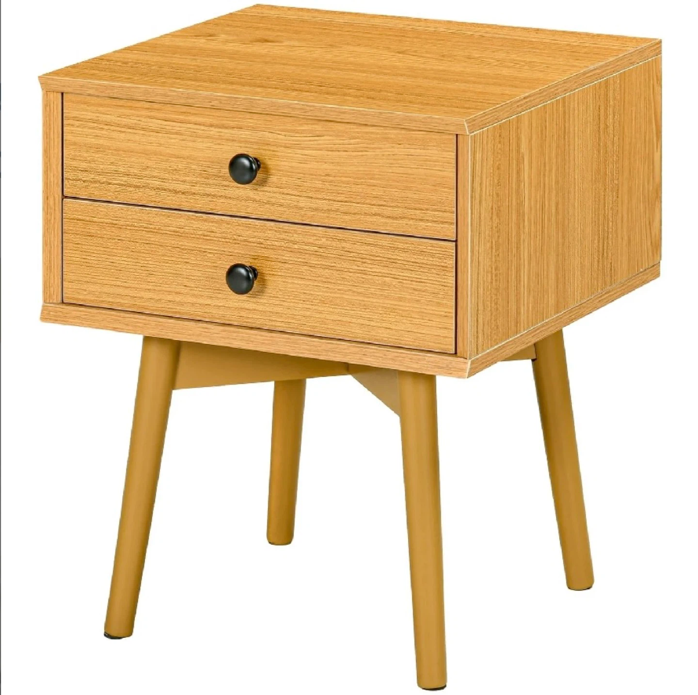 HOMCOM Mid-Century Bedside Table - photo 2