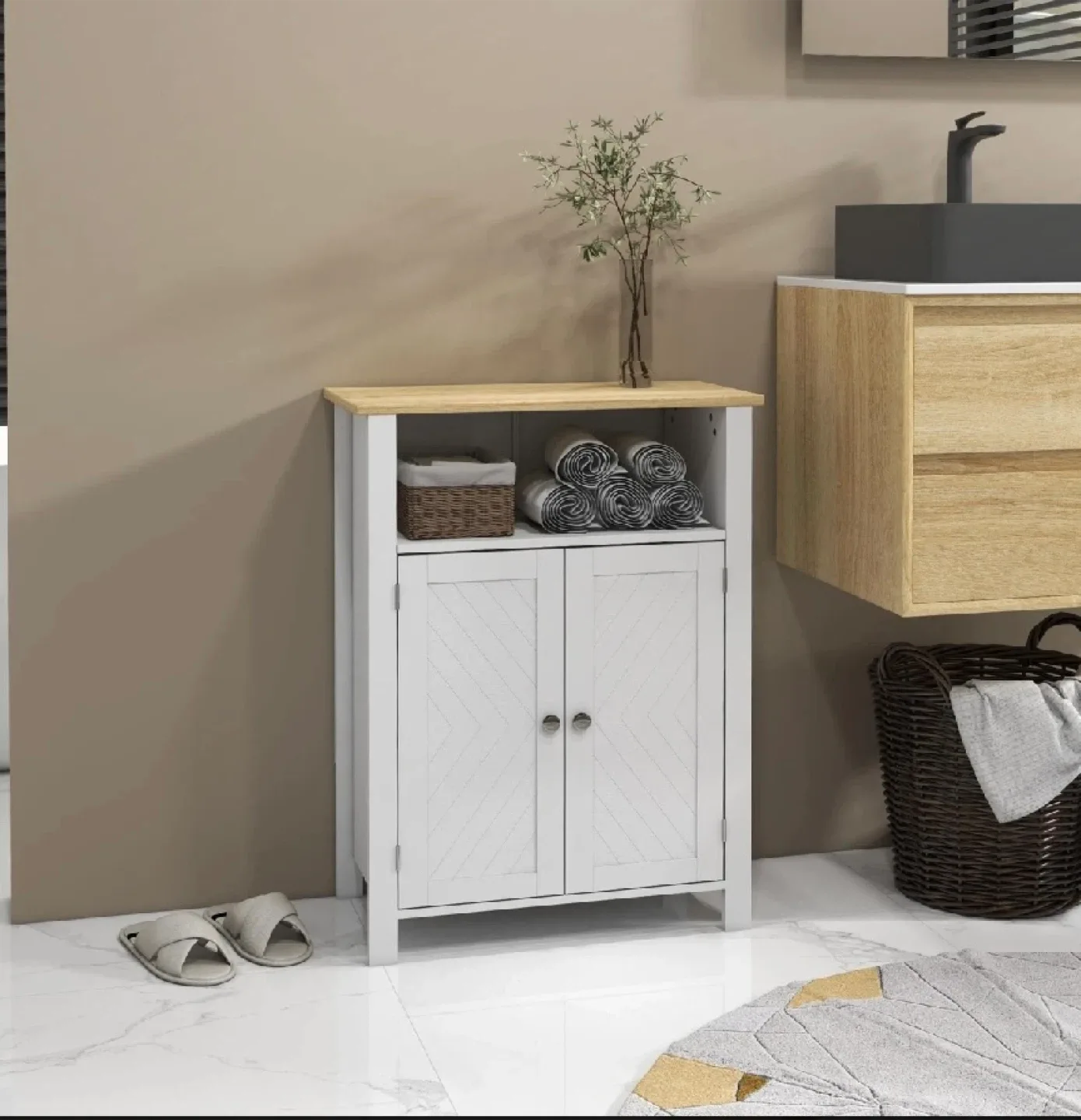 Kleankin Bathroom Storage Cabinet