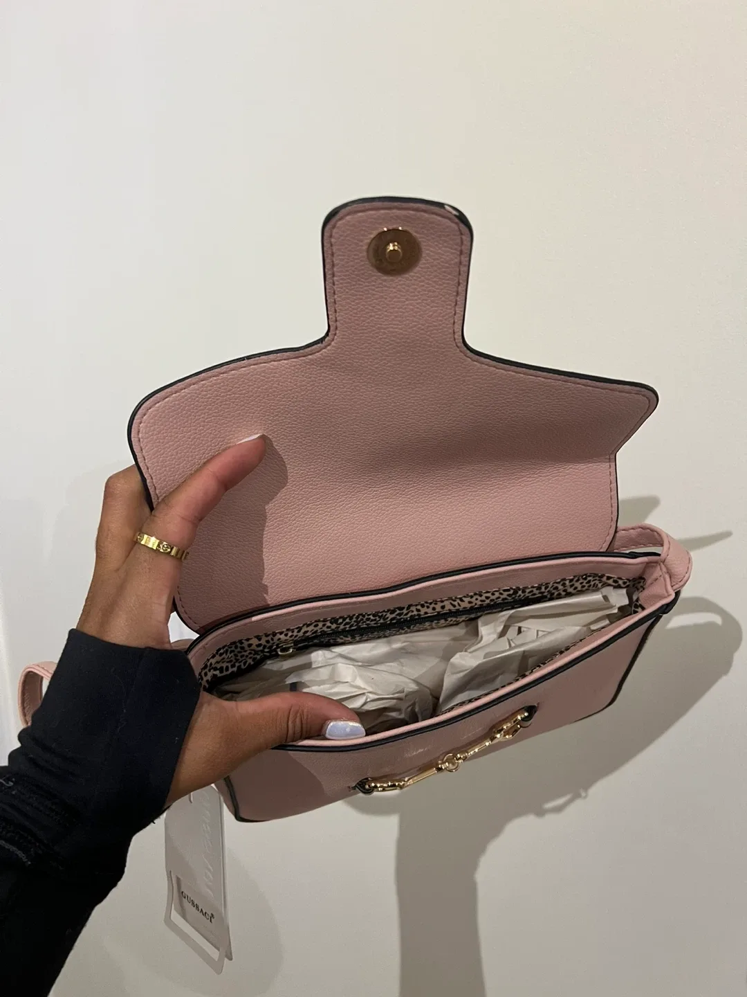 Gussaci Pink Crossbody Bag - New with Tags! image indicator(3)