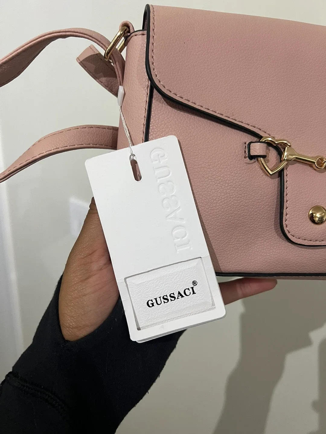 Gussaci Pink Crossbody Bag - New with Tags! image indicator(4)