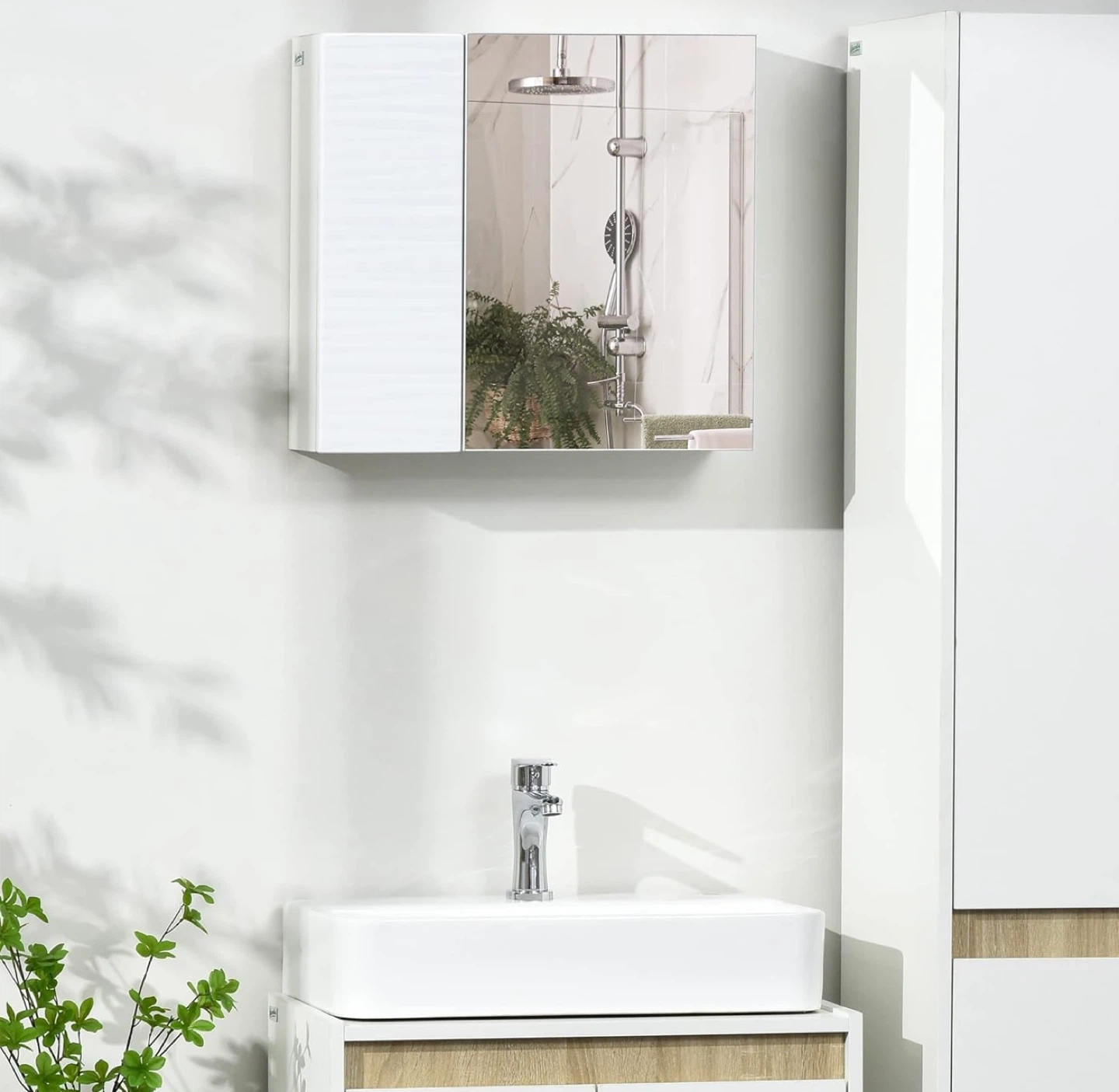 kleankin Medicine Cabinet with Mirror