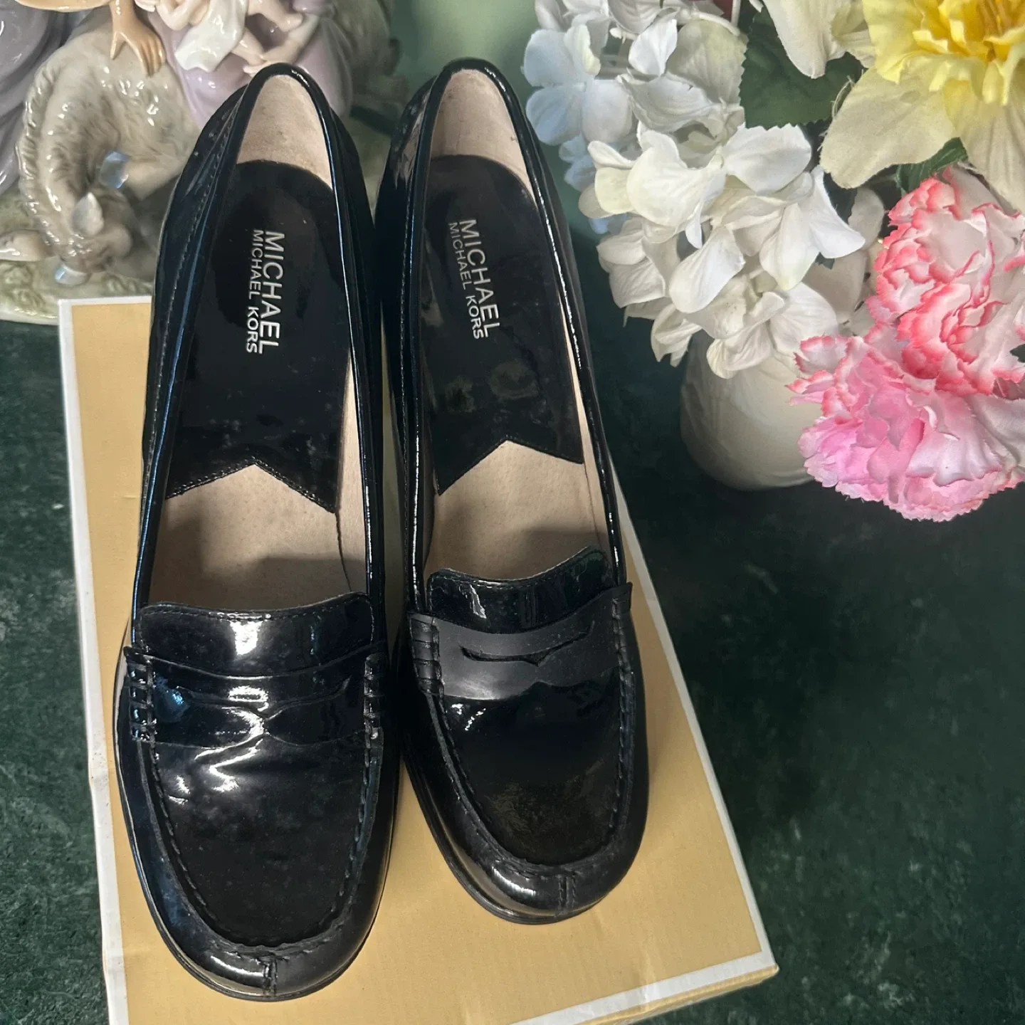 Michael Michael Kors Black Heels Size 7 image indicator(6)