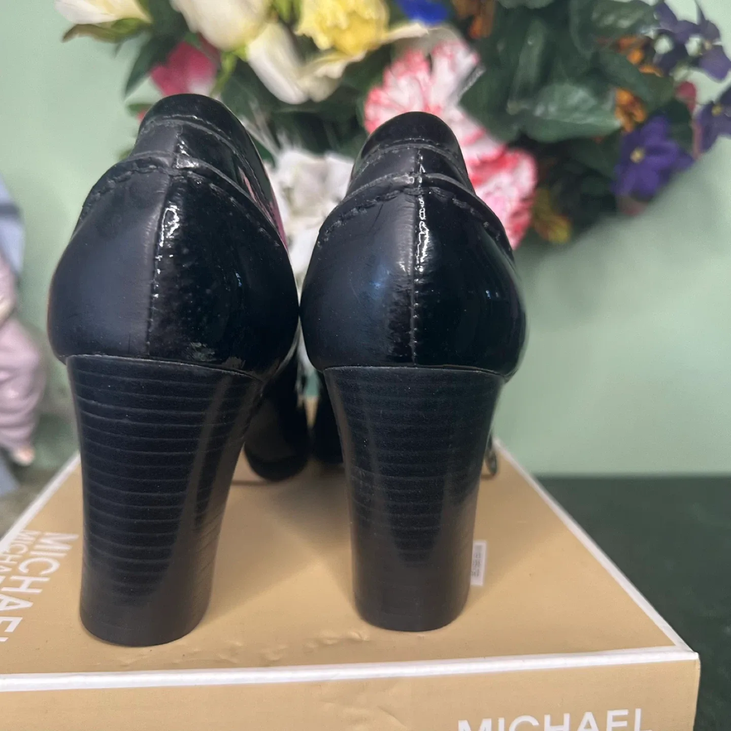 Michael Michael Kors Black Heels Size 7 image indicator(8)