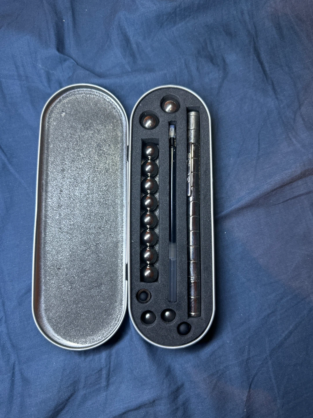 Magnetic Pen with Steel Balls in Case