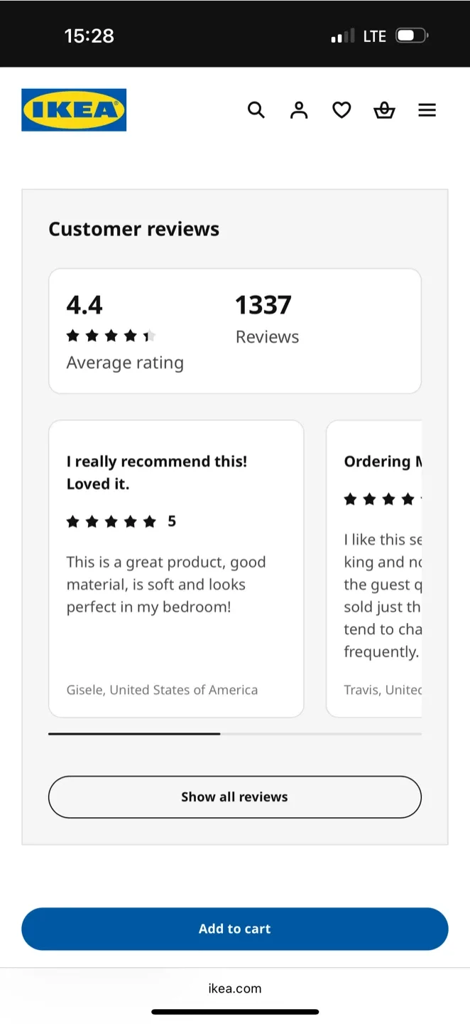 IKEA Ofelia Vass Full/Queen Duvet Cover Set - White image indicator(9)