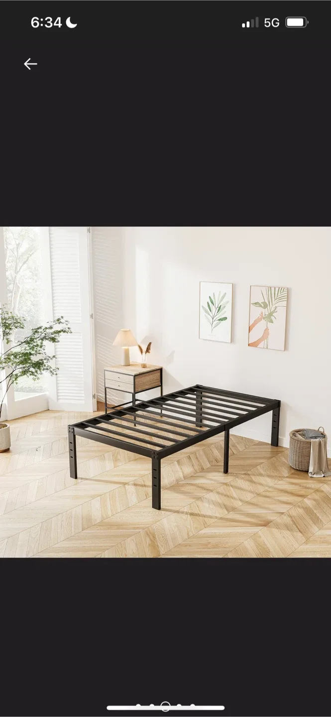 Brand New Twin Size Metal Bed Frame image indicator(4)