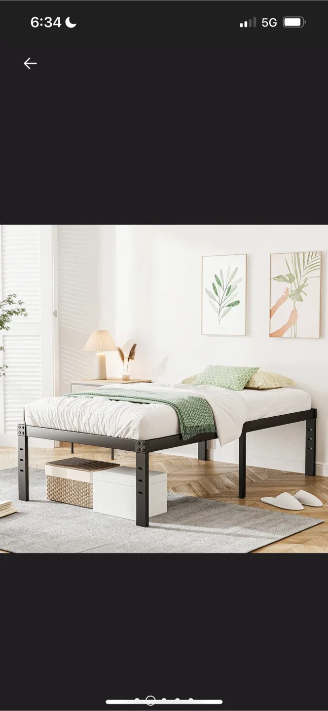 Brand New Twin Size Metal Bed Frame thumbnail