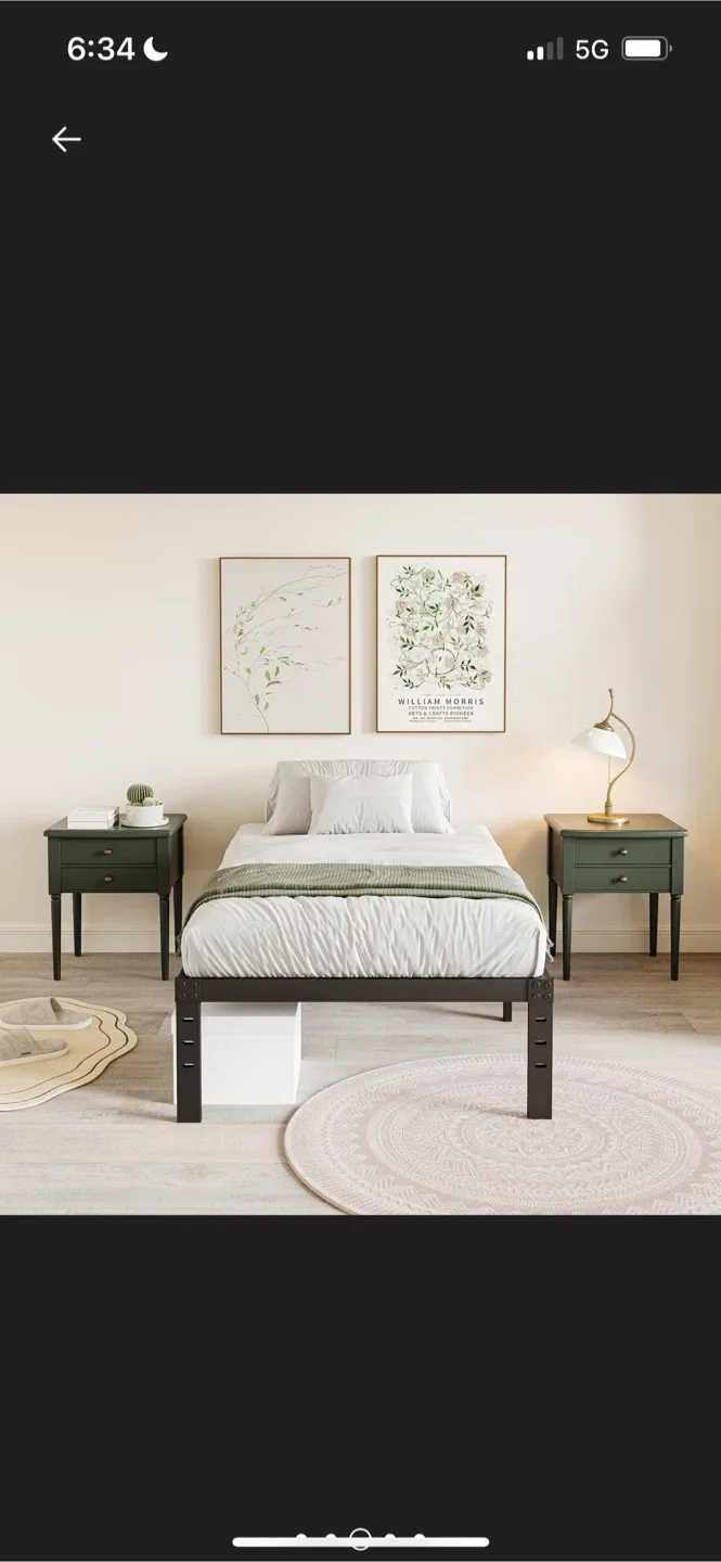 Brand New Twin Size Metal Bed Frame image indicator(2)