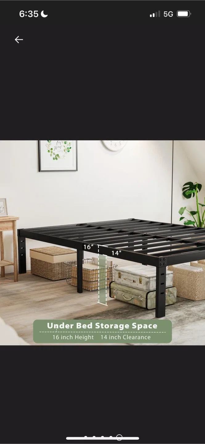 Brand New Twin Size Metal Bed Frame image indicator(8)