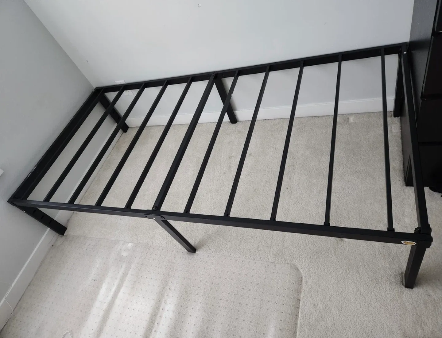 [98% NEW✅] Foldable Single Bed Frame with Mattress image indicator(2)