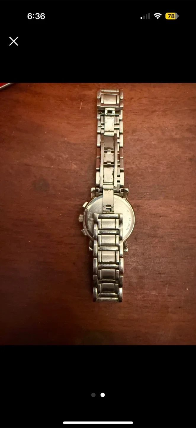 Women’s Bulova diamond chronograph watch image indicator(2)