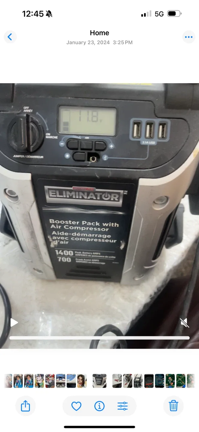 Eliminator Booster Pack with Air Compressor image indicator(3)