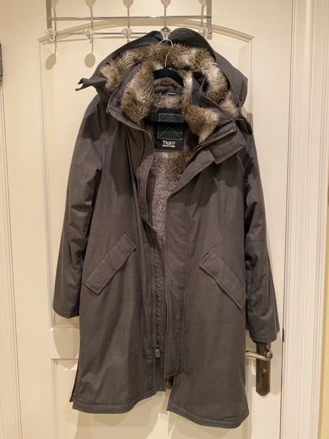 TNA Grey Winter Parka thumbnail