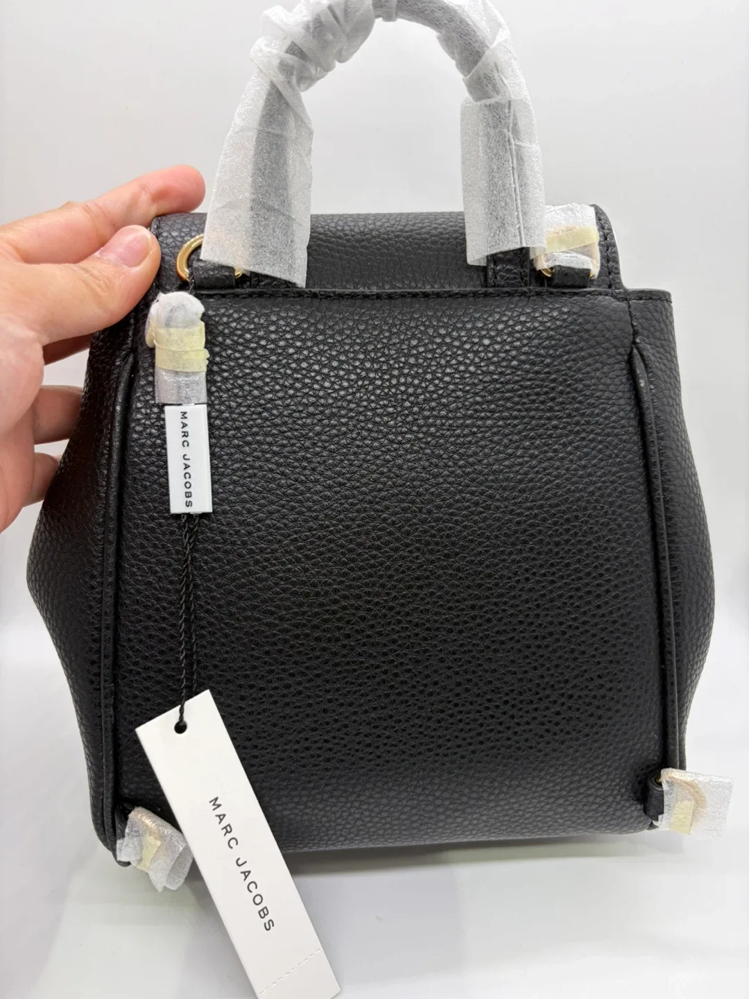 New Marc Jacobs Black Leather Mini Backpack image indicator(2)