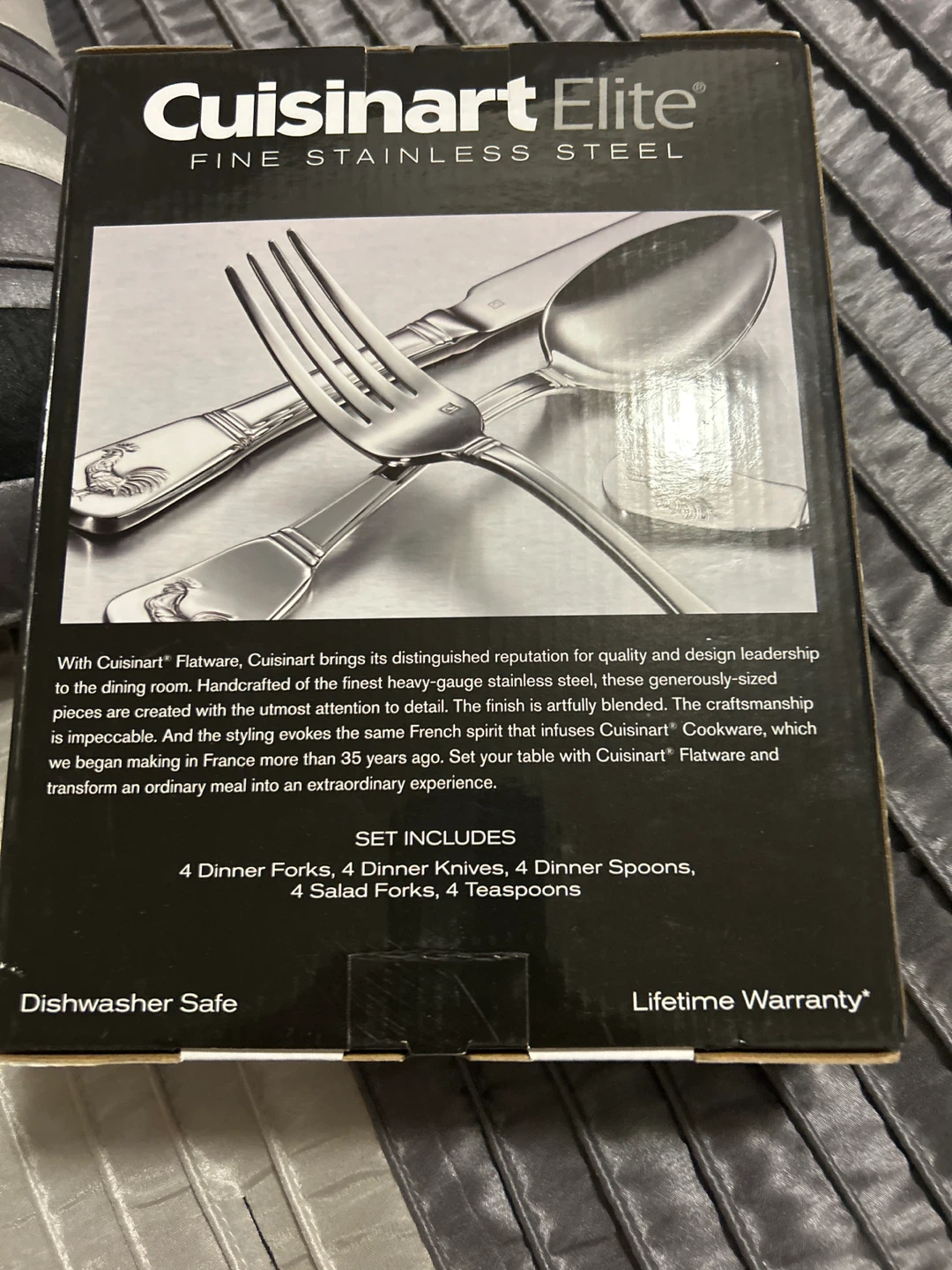 Cuisinart Elite French Rooster 20-Piece Flatware Set - photo 4